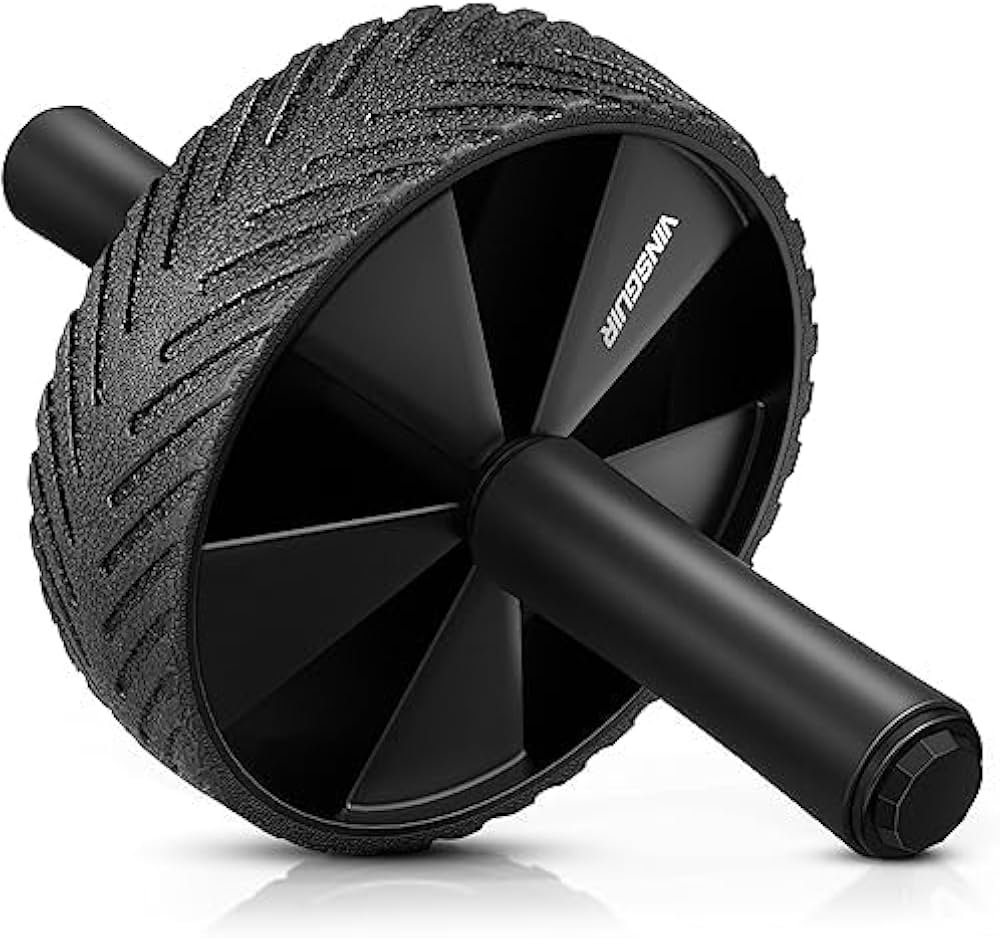 Ab Roller Wheel with Knee Pad for Core Workout