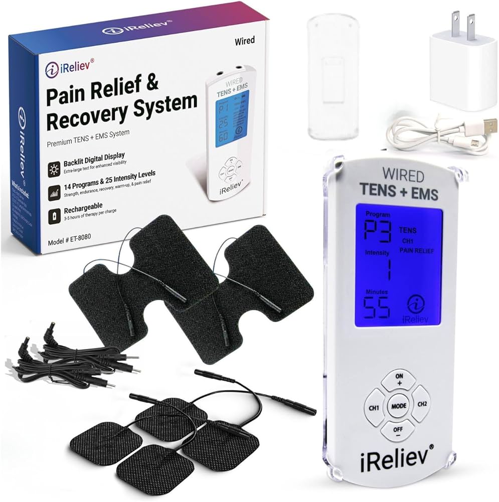EMS TENS Muscle Stimulator Unit for Pain Relief