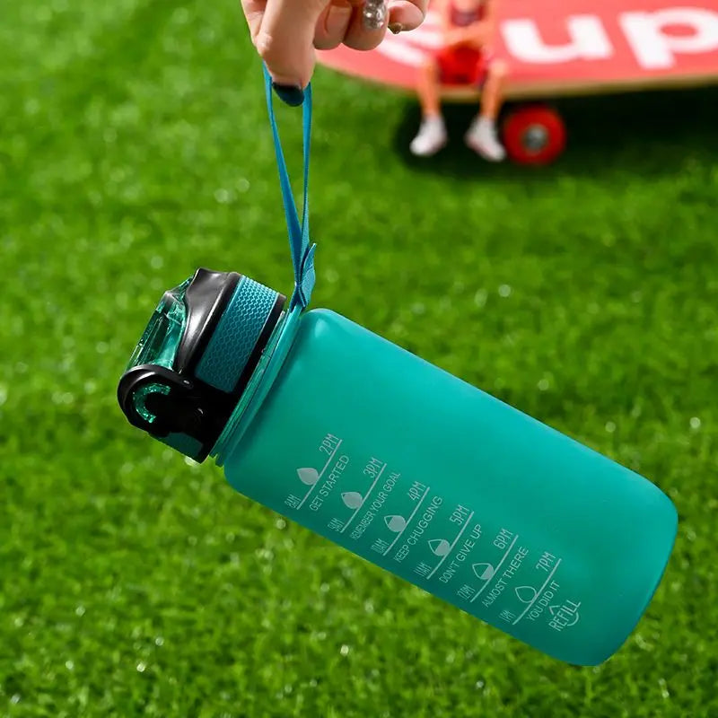 700ml Motivational Water Bottle with Straw Portable Drinking Cups Summer Drinkware For Outdoor Sports Camping Hiking Fitness