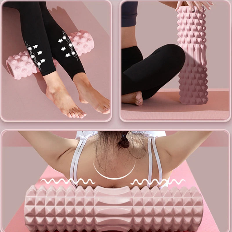 45CM Foam Massage Rollers for Muscle Massage -HIGH Density EVA Foam Roller for Back Pain Relief & Muscle Recovery in Legs & Arms
