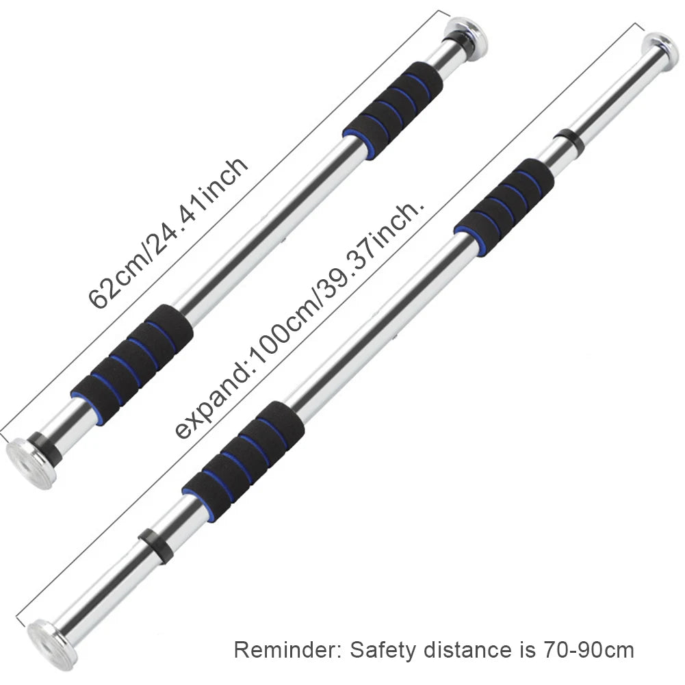 Doorway Pull Up Bar Chin Up Bar Heavy Duty Strength Training Pull Up Bar Non-Slip Upper Body Fitness Workout Bar for Home Gym