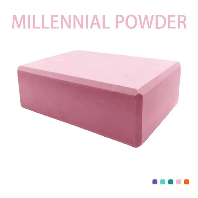 Yoga Blocks Gym Foam Brick Pilates Training Exercise Fitness Bolster Pillow Cushion Stretching Body Shaping Building Cubes