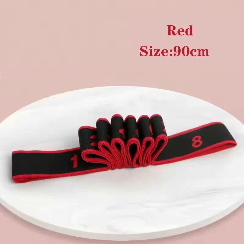 Fitness Exercise Women Man Latin Dance Elastic Stretch Belt Exercise Pull Strap Sports Yoga Resistance Band For Body Building