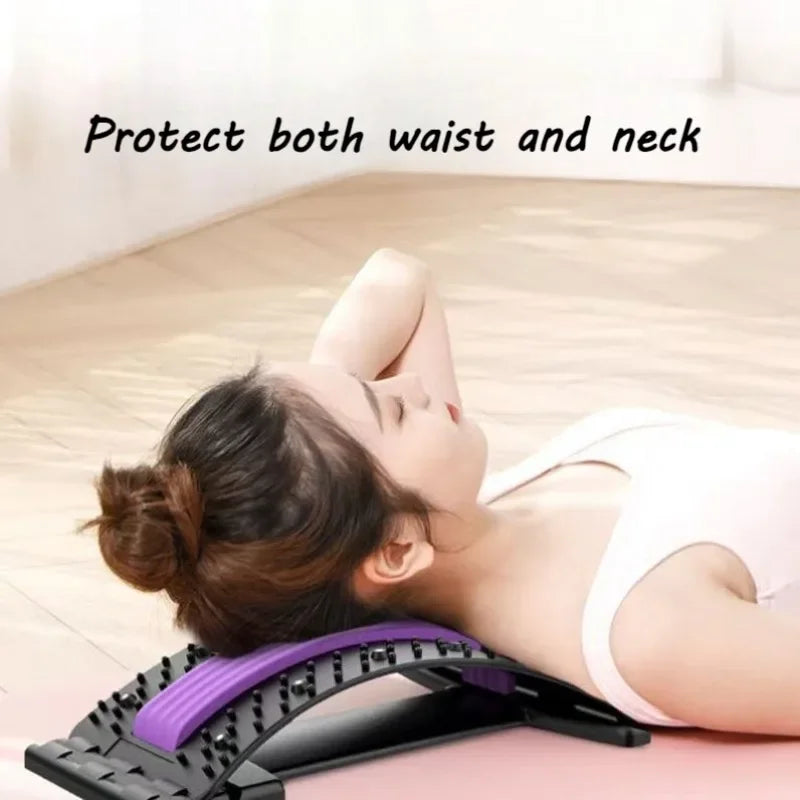 Hot-Selling Yoga-Friendly Back Stretcher - Home Waist Massager | Back Traction Tool for Fitness and Back-Opening Exercises
