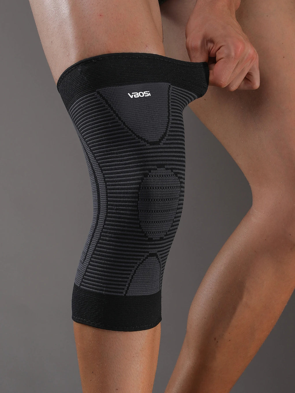 1 Piece Breathable Elastic Knee Support Sleeve – Compression Brace for Sports, Workout, and Daily Use for Women Men