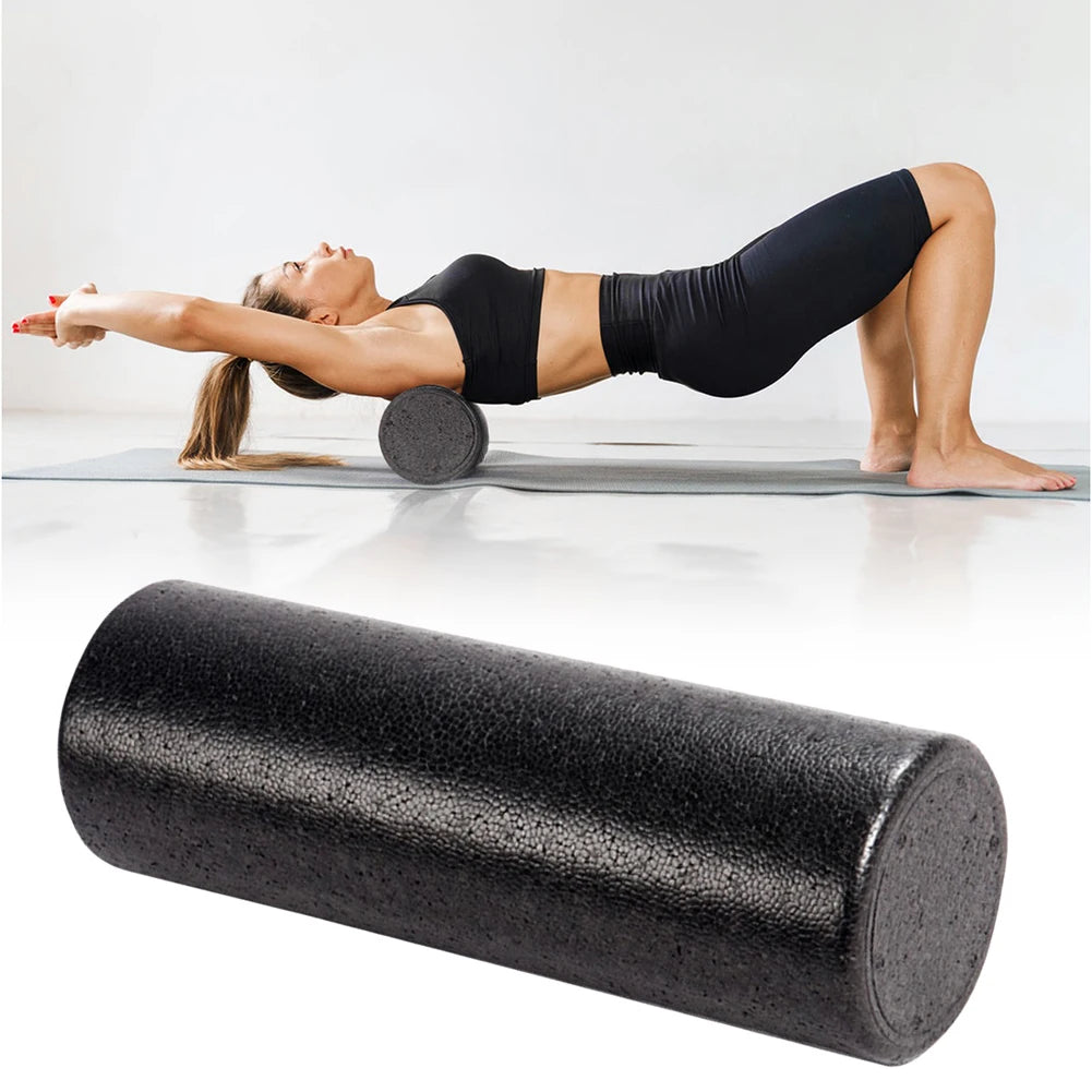 12 Inch Solid Core Back Foam Roller High-Density Round Foam Roller Deep Tissue Massager for Exercise Massage Muscle Recovery