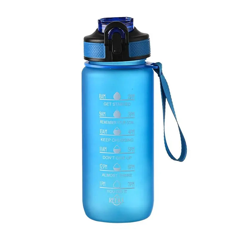 700ml Motivational Water Bottle with Straw Portable Drinking Cups Summer Drinkware For Outdoor Sports Camping Hiking Fitness