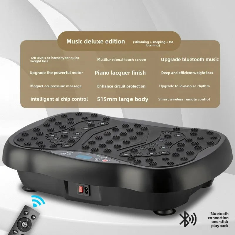 Full Body Vibration Platform, Home Fitness Exercise Machine for Muscle Relaxation & Blood Circulation, Whole Body Vibration