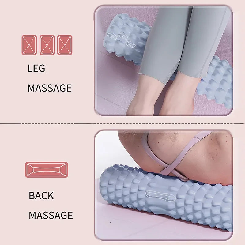 45CM Foam Massage Rollers for Muscle Massage -HIGH Density EVA Foam Roller for Back Pain Relief & Muscle Recovery in Legs & Arms