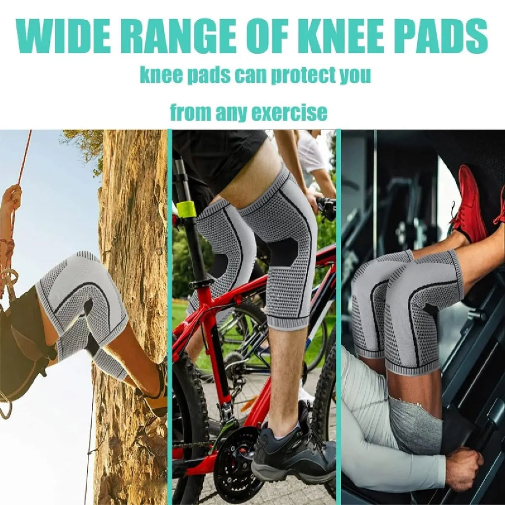 Double Compression Knee Sleeve Support for Knee Pain Sports Running Gym Joint Pain Relief Meniscus Tear Injury Recovery