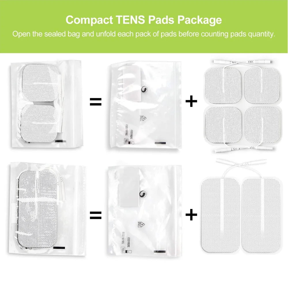 EMS Muscle Stimulator TENS-EMS Machine for Home Use,Muscle Toning Device &Recovery Massager with Electrodes Pads Pain Relief