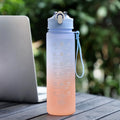 Motivational Sport Water Bottle, Leakproof Drinking Bottles, Outdoor Travel, Hiking, Cycling, 750 ml, 1000ml
