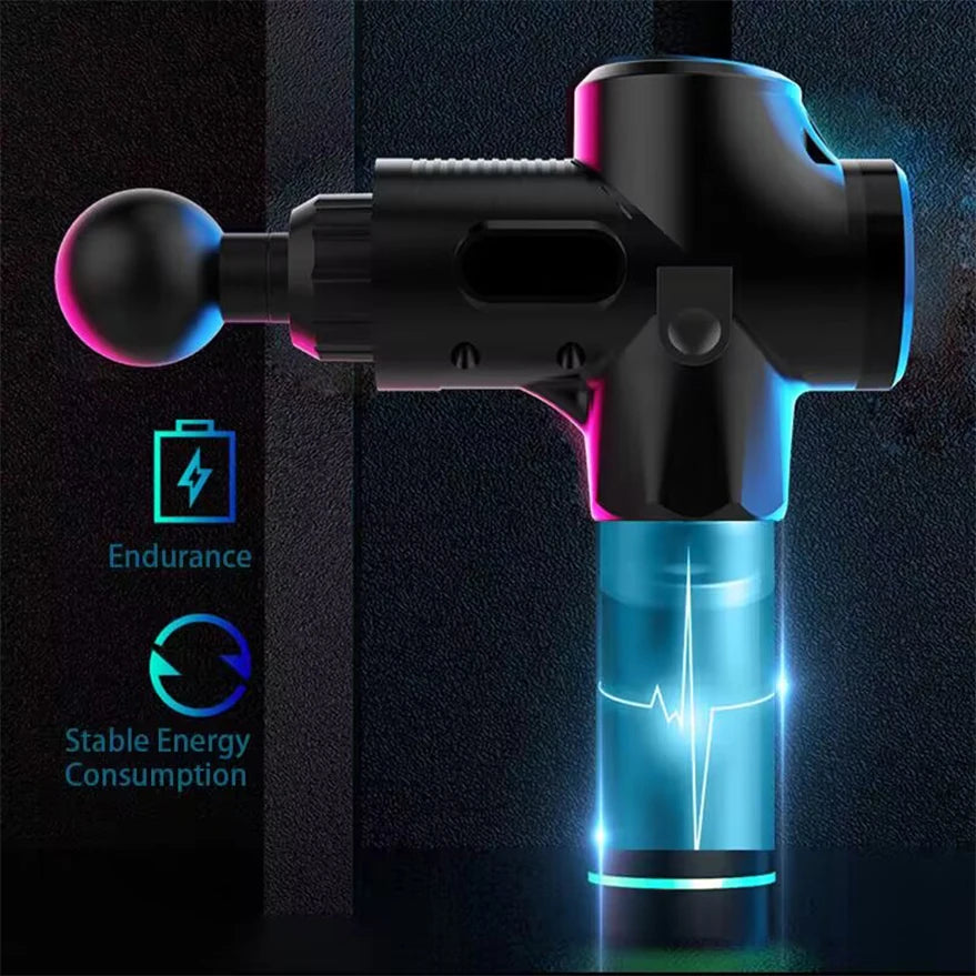 Deep Tissue Massage Gun Portable Facial Muscle Massager Massage Pistool For Back Neck Body Muscle Fitness Tool