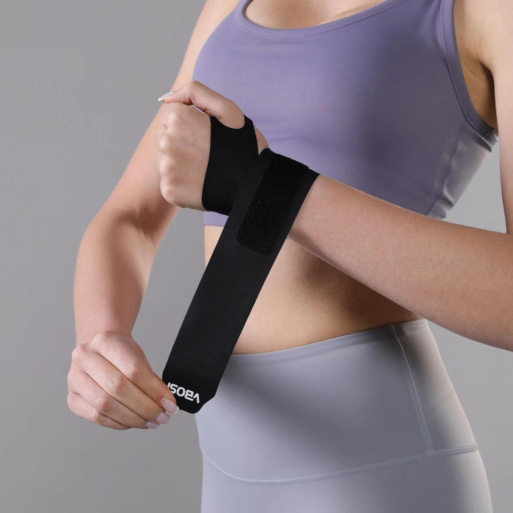 VBOSi 1 Piece Lightweight Adjustable Wrist Wrap – Support for Work, Badminton & Gym Training for Men Women