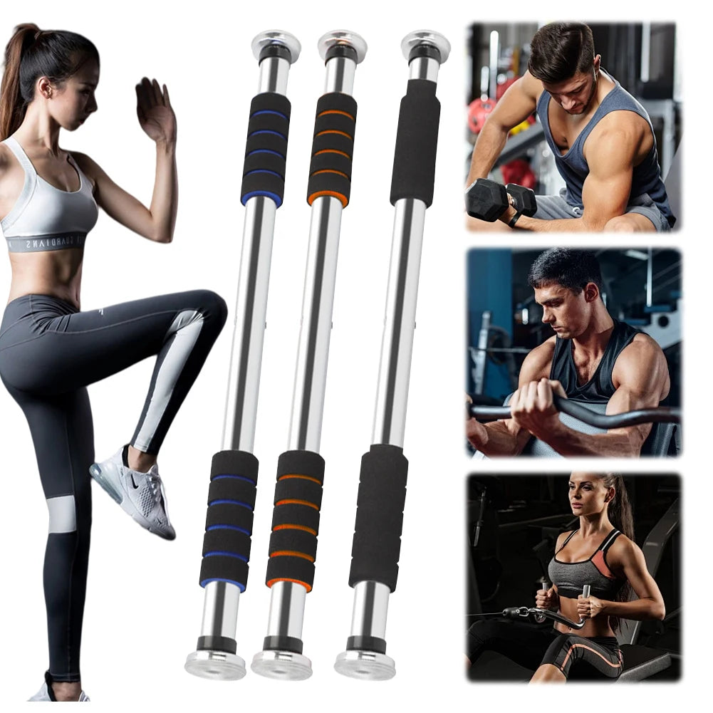 Doorway Pull Up Bar Chin Up Bar Heavy Duty Strength Training Pull Up Bar Non-Slip Upper Body Fitness Workout Bar for Home Gym