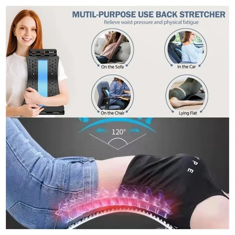 Hot-Selling Yoga-Friendly Back Stretcher - Home Waist Massager | Back Traction Tool for Fitness and Back-Opening Exercises