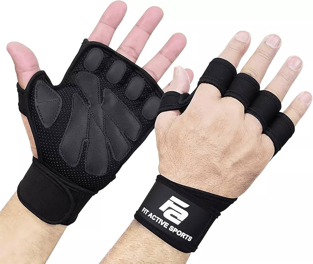 Ventilated Workout Gloves with Wrist Support