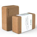 Cork Yoga Blocks 2-Pack Natural Portuguese Cork