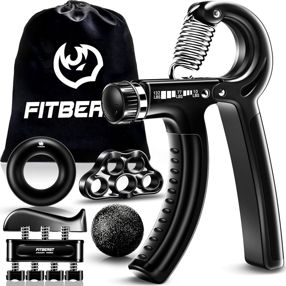 Hand Grip Strengthener 5-Piece Kit